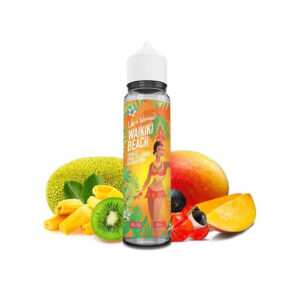 E-liquide Waikiki Beach Like A Woman saveur mangue kiwi guarana 50ml sans nicotine