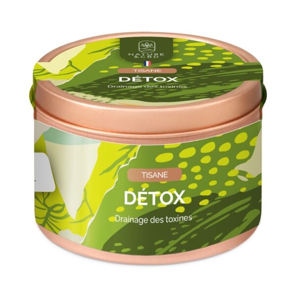 Tisane Détox au chanvre 30 % - Nature & CBD, boite de 30 g
